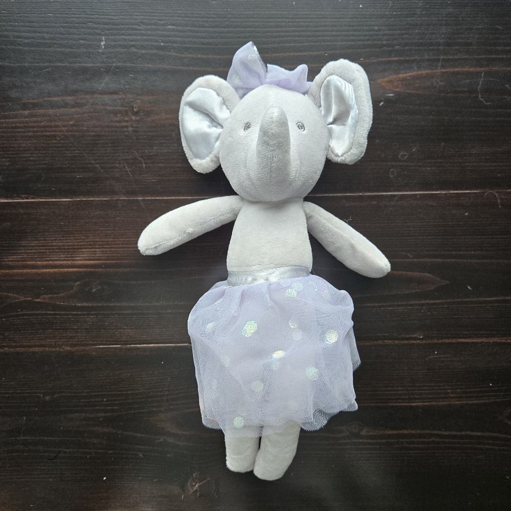 Stephen Joseph Ellie The Elephant Gray Plush Stuffed Animal Baby Kids Toy
